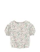 Nmfvelma Ss Short Top Tops T-shirts Short-sleeved Multi/patterned Name...