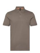 Passenger Tops Polos Short-sleeved Beige BOSS