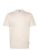 H-Tessler 199 Designers T-shirts Short-sleeved Cream BOSS