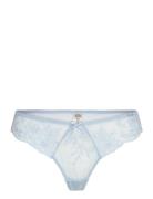 Thong Low Lina Stretch Stringit Alusvaatteet Blue Lindex