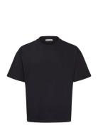 Boxy T-Shirt Tops T-shirts Short-sleeved Navy Weekday