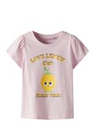 Nmfvibeke Capsl Top Tops T-shirts Short-sleeved Pink Name It