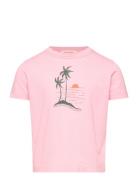 Big Rooster Kid T-Shirt Pink 2Y Tops T-shirts Short-sleeved Pink THE A...