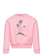 Bear Kid Sweatshirt Pink Tops Sweat-shirts & Hoodies Sweat-shirts Pink...