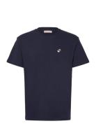 Application T-Shirt Tops T-shirts Short-sleeved Navy Revolution