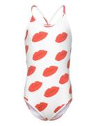 Octopus Kid Swimsuit White The Animals Uimapuku Uima-asut Red THE ANIM...