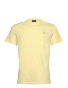 Watson Slub Tee Designers T-shirts Short-sleeved Yellow Morris