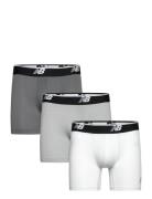 Mens Mesh 5 Inch Boxer Brief No Fly 3 Pack Bokserit Grey New Balance