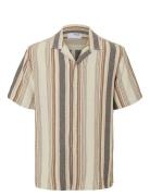 Slhrelaxed-Sal Ss Shirt Resort W Tops Shirts Short-sleeved Multi/patte...