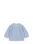 Toll Tops Knitwear Pullovers Blue MarMar Copenhagen