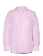 Sonja Shirt Tops Shirts Long-sleeved Pink A-View