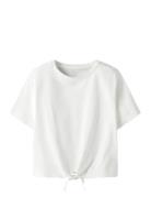 Nkfvaya Ss Loose Top Tops T-shirts Short-sleeved White Name It
