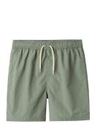 Nlmzakro Short Swim Shorts Uimashortsit Khaki Green LMTD
