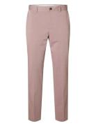 Slhslim-Liam Spring Trs Flex Bottoms Trousers Formal Pink Selected Hom...