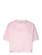 Tibi Tee Tops T-shirts & Tops Short-sleeved Pink Residus