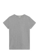 Freya T-Shirt Tops T-shirts & Tops Short-sleeved Grey STUDIO FEDER