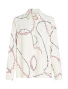 Soft Viscose Regular Ls Shirt Tops Shirts Long-sleeved Multi/patterned...