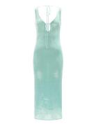 Isha Sequin Midi Dress Polvipituinen Mekko Green Bardot