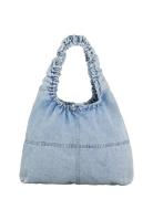 Washed Denima Sophia Bag Bags Top Handle Bags Blue Becksöndergaard