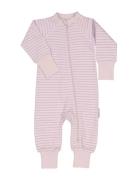 Pyjamas Two Way Zipper Pyjama Purple Geggamoja