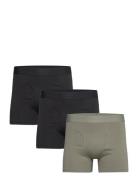 3-Pack Boxer Briefs Bokserit Black Weekday