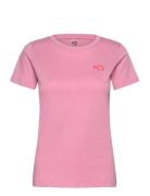 Kari Tee Tops T-shirts & Tops Short-sleeved Pink Kari Traa