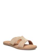 Women Slides Matalapohjaiset Sandaalit Beige Tamaris