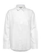 Bs Aglaia Regular Fit Shirt Tops Shirts Long-sleeved White Bruun & Ste...