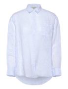 Bs Aglaia Regular Fit Shirt Tops Shirts Long-sleeved Blue Bruun & Sten...