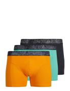 Jacpete Solid Trunks 3 Pack Bokserit Orange Jack & J S