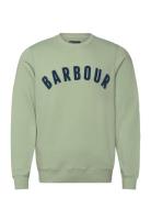 Barbour Prep Logo Crew Tops Sweat-shirts & Hoodies Sweat-shirts Green ...