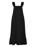 Lina Dress Polvipituinen Mekko Black Noella