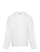 Tokyo Tops Shirts Long-sleeved Shirts White MarMar Copenhagen