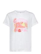 Te-S/S Tee Sport T-shirts Short-sleeved White Converse