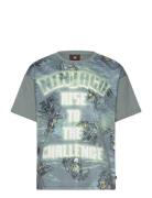 Lwtaffy 308 - T-Shirt S/S Tops T-shirts Short-sleeved Green LEGO Kidsw...