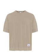 Matrivolt 73 Tops T-shirts Short-sleeved Beige Matinique