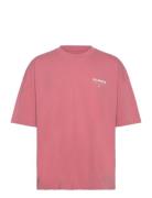 Underground Ss Crew Tops T-shirts Short-sleeved Burgundy AllSaints