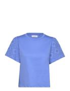 Top Sonia Tops T-shirts & Tops Short-sleeved Blue Lindex