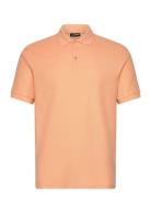 Rudy Slim Polo Pique Tops Polos Short-sleeved Orange J. Lindeberg