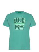 T-Shirt Tops T-shirts Short-sleeved Blue United Colors Of Benetton