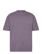 Hco. Guys Knits Tops T-shirts Short-sleeved Purple Hollister