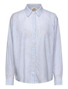 Colin Yd Crelly Shirt Tops Shirts Long-sleeved Blue Mads Nørgaard