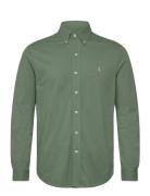 Featherweight Mesh Shirt Designers Shirts Casual Khaki Green Polo Ralp...