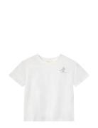 Sommer Cactus T-Shirt Tops T-shirts Short-sleeved White Fliink
