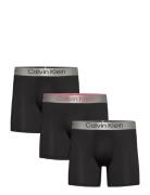 Boxer Brief 3Pk Bokserit Black Calvin Klein
