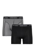 Cotton Stretch Boxer 2P Bokserit Black Björn Borg