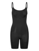 Mid Thigh Bodysuit Body Alusmekko Black Calvin Klein
