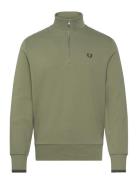 Half Zip Sweatshirt Tops Sweat-shirts & Hoodies Sweat-shirts Khaki Gre...