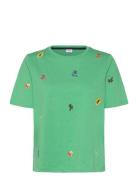 Nuzoey T-Shirt - Gots Tops T-shirts & Tops Short-sleeved Green Nümph