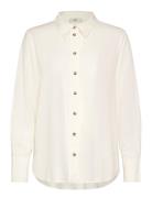 Jdysay L/S Linen Loose Shirt Wvn Noos Tops Shirts Long-sleeved White J...